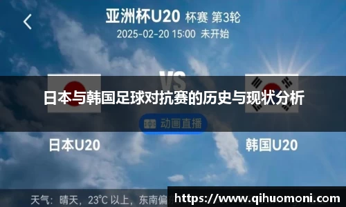 日本与韩国足球对抗赛的历史与现状分析